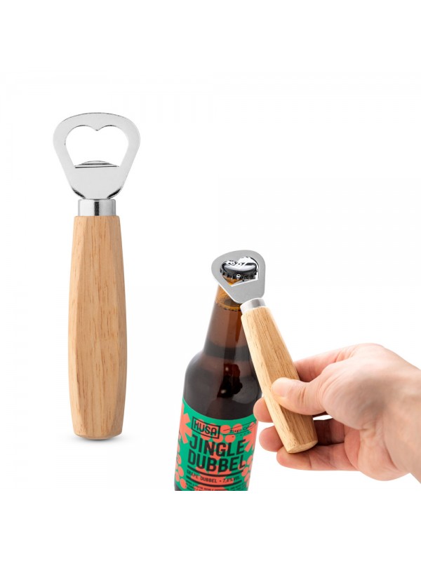 HOLZ. Apribottiglie in metallo e legno HOLZ. Apribottiglie in metallo e legno