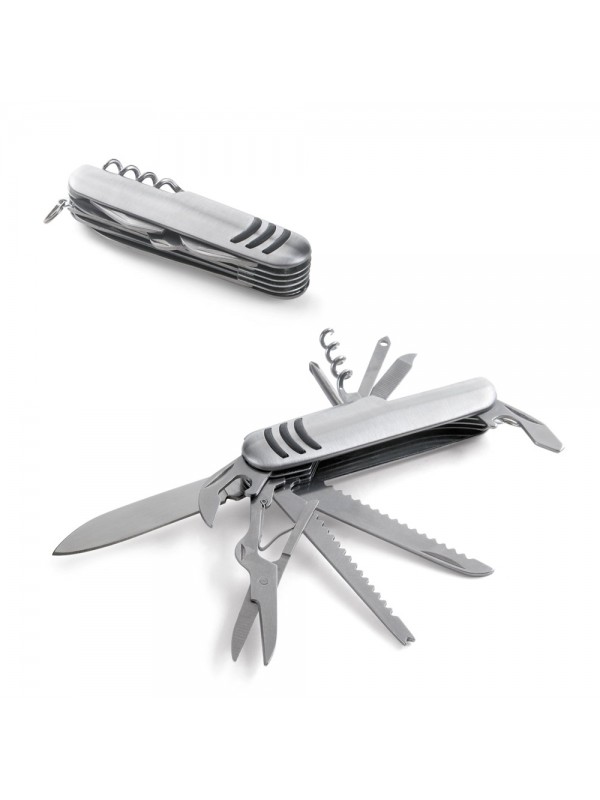 KAPRUN. Coltello tascabile multifunzione in acciaio inossidabile e metallo KAPRUN. Coltello tascabile multifunzione in acciaio inossidabile e metallo