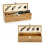 SYRAH. Set da vino in bambù, zinco e acciaio inox