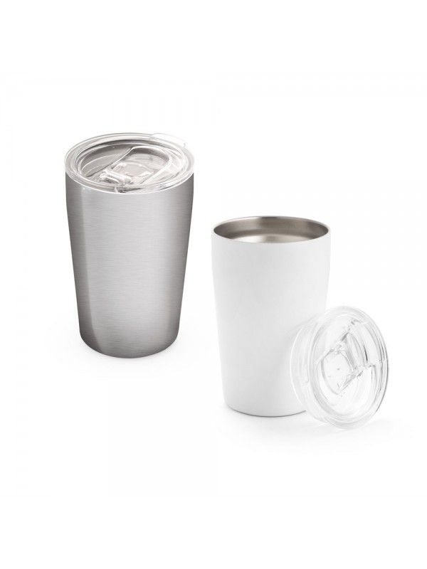 SLIDER. Bicchiere da viaggio in acciaio inox 380 mL