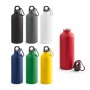COLLINA. Bottiglia in alluminio con moschettone 540 mL - Nero