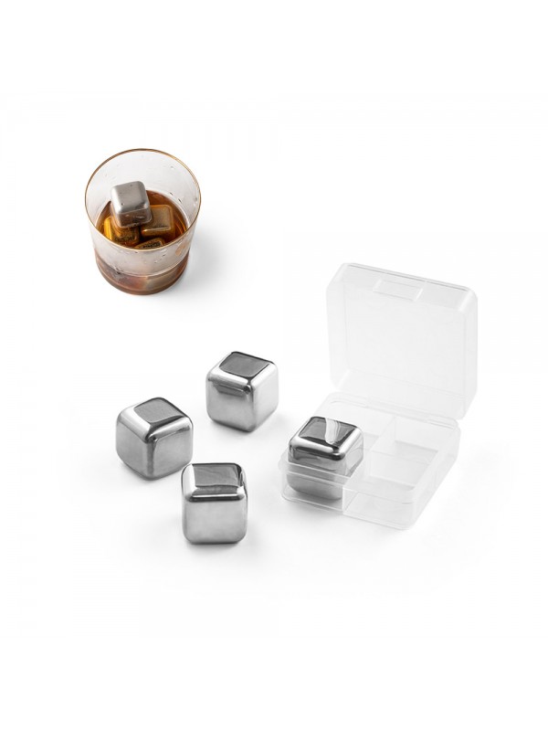 GLACIER. Set di cubi riutilizzabili in acciaio inox GLACIER. Set di cubi riutilizzabili in acciaio inox
