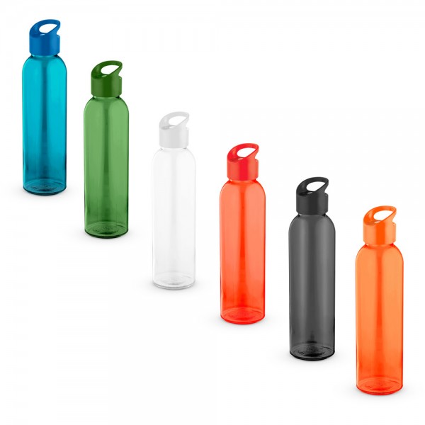 PORTIS GLASS. Borraccia in vetro con tappo in PP 500 mL
