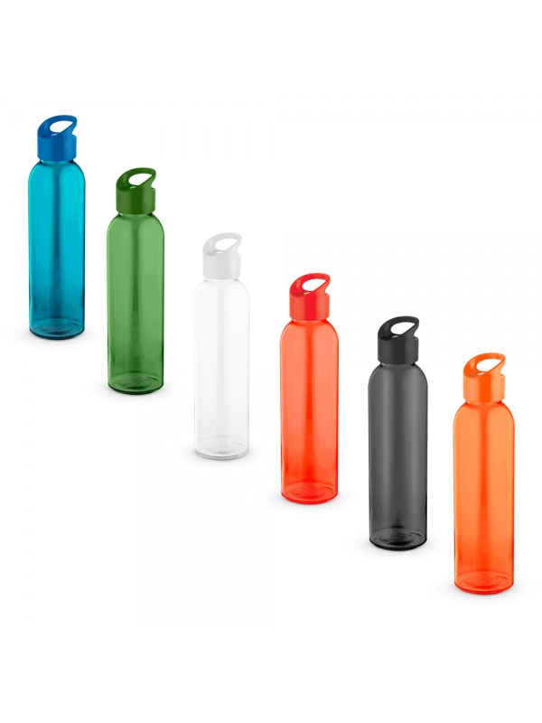 PORTIS GLASS. Borraccia in vetro con tappo in PP 500 mL