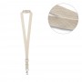 BALLINA. Lanyard 100% cotone con moschettone in metallo