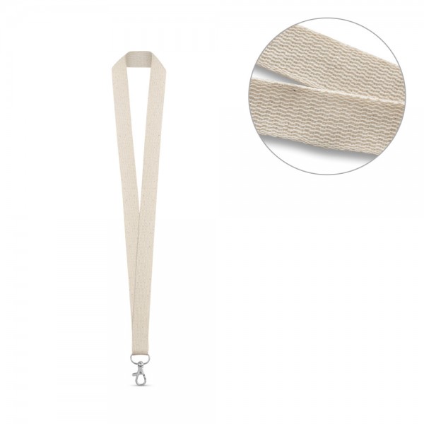 HEATHROW. Lanyard 100% cotone