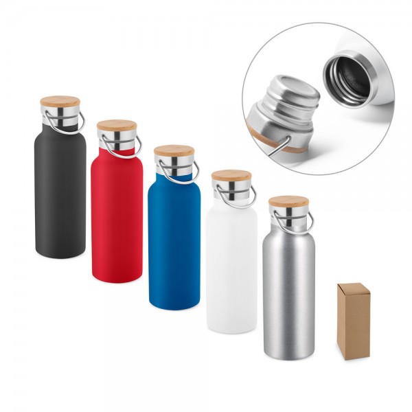RAGNAR. Borraccia in acciaio inox isolata sottovuoto da 570 mL