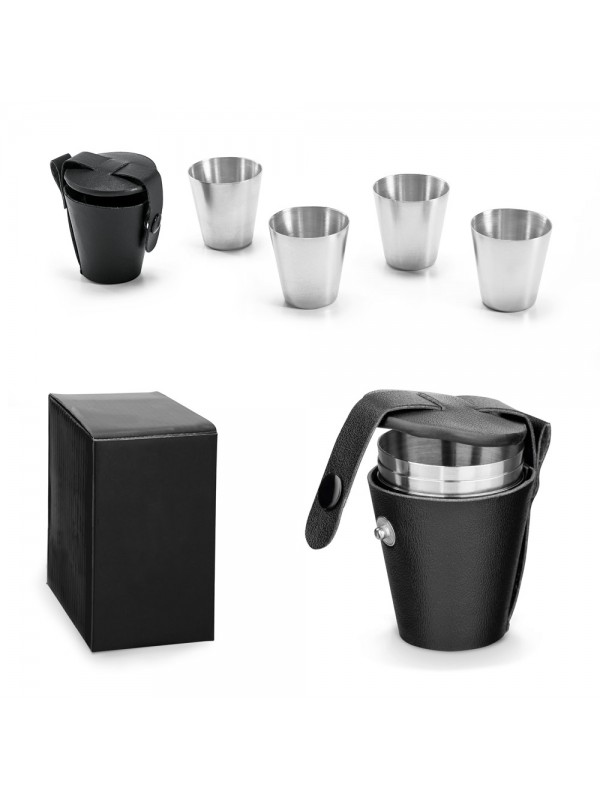 HIMALAYAS. Set di 4 bicchieri in acciaio inossidabile 25 mL HIMALAYAS. Set di 4 bicchieri in acciaio inossidabile 25 mL