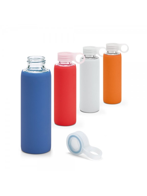 DHABI. Borraccia sportiva in vetro borosilicato 380 mL DHABI. Borraccia sportiva in vetro borosilicato 380 mL