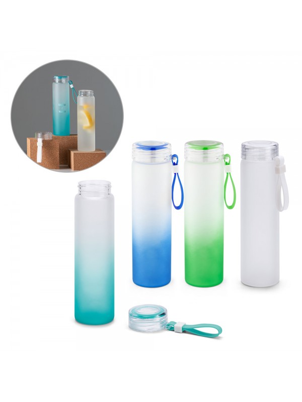 WILLIAMS. Borraccia in vetro borosilicato con tappo in AS 470 mL WILLIAMS. Borraccia in vetro borosilicato con tappo in AS 470 mL