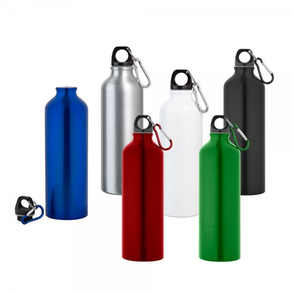 LANDSCAPE L. Borracce sportive in alluminio con moschettone 800 mL