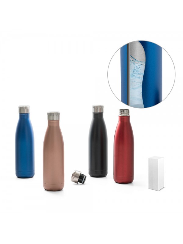 SHOW SATIN. Borraccia in acciao inox 500ml SHOW SATIN. Borraccia in acciao inox 500ml