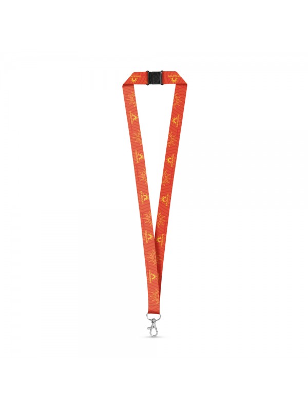 BRISTOL. Lanyard per sublimazione in poliestere BRISTOL. Lanyard per sublimazione in poliestere