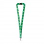 DOVER. Lanyard per sublimazione in poliestere riciclato (100% rPET) con moschettone