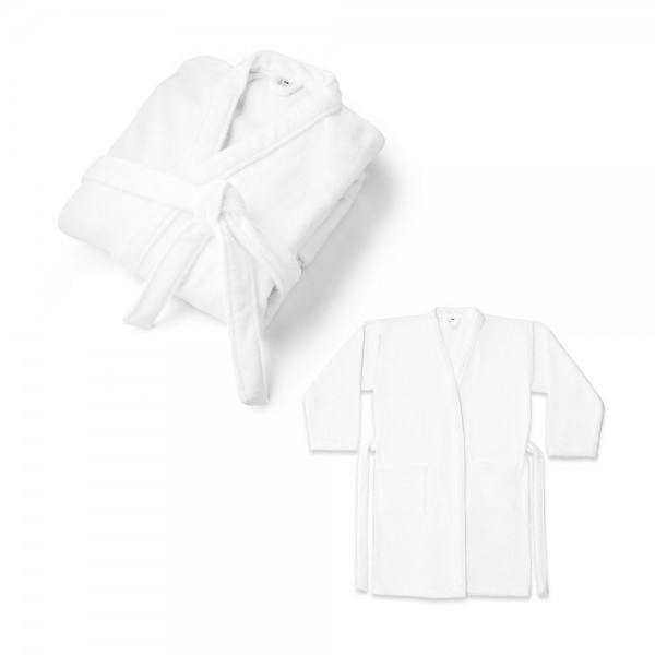 RUFFALO. Accappatoio (350 g/m²) in cotone (82%) e cotone riciclato (18%)