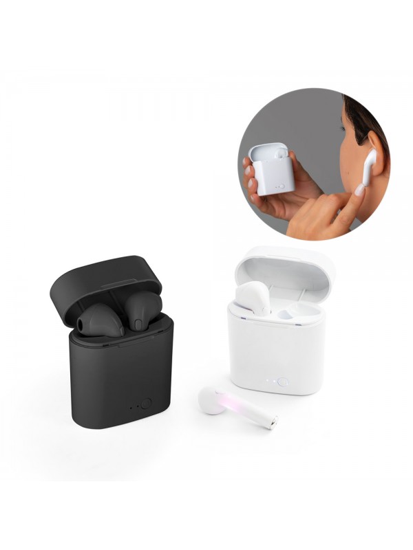 KLEBS. Auricolari True Wireless in ABS con microfono KLEBS. Auricolari True Wireless in ABS con microfono