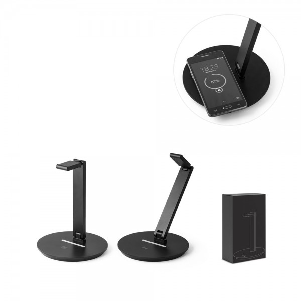 GERST. Supporto in ABS per cuffie con caricatore wireless intregrato