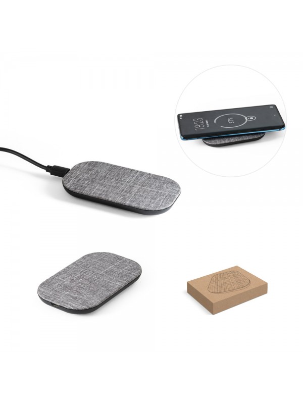 RENEWAL CHARGER. Caricatore wireless superveloce da 15W in PET riciclato (100% rPET)