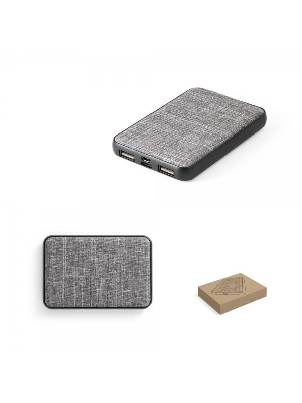 RENEWAL BATTERY. Banca di alimentazione 5'000 mAh in PET riciclato (100% rPET) RENEWAL BATTERY. Banca di alimentazione 5'000 mAh in PET riciclato (100% rPET)