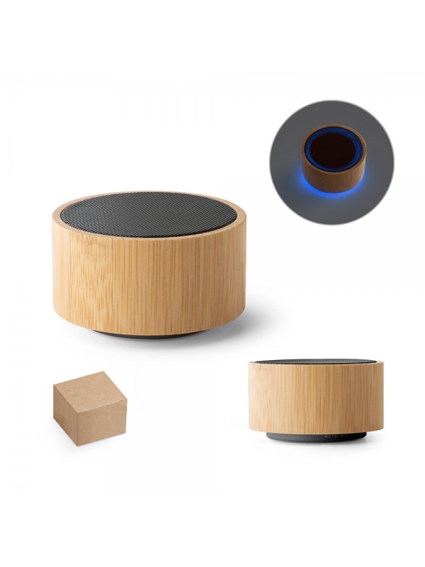 ARBER. Altoparlante portatile da 3W con autonomia di 2 ore in bambù e ABS