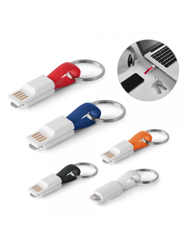 RIEMANN. Cavetto USB con connettore 2 in 1 in ABS e PVC RIEMANN. Cavetto USB con connettore 2 in 1 in ABS e PVC