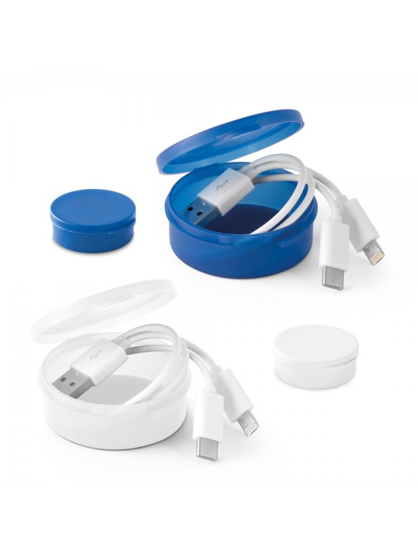 EMMY. Cavetto USB 3 in 1 in ABS e PVC EMMY. Cavetto USB 3 in 1 in ABS e PVC