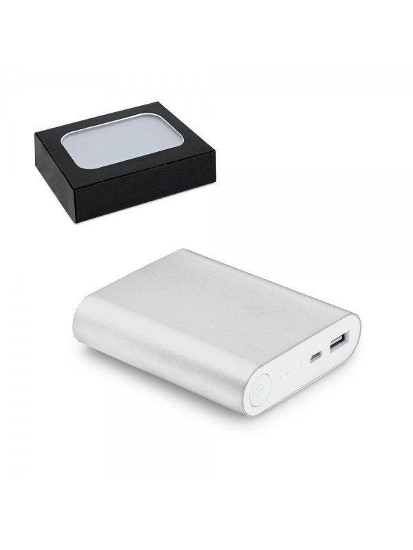 FERMAT. Batteria portatile in alluminio con una capacità di 7.200 mAh