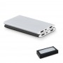 NOBEL. Power bank 7'200 mAh in alluminio riciclato (100% rAL)