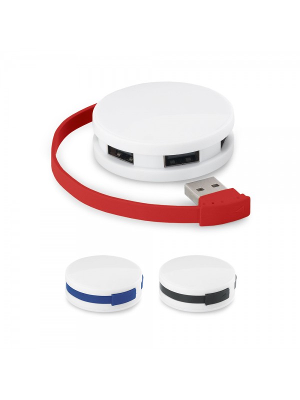 GARDNER. HUB con cavo e 4 porte USB-A in ABS GARDNER. HUB con cavo e 4 porte USB-A in ABS