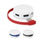 GARDNER. HUB con cavo e 4 porte USB-A in ABS