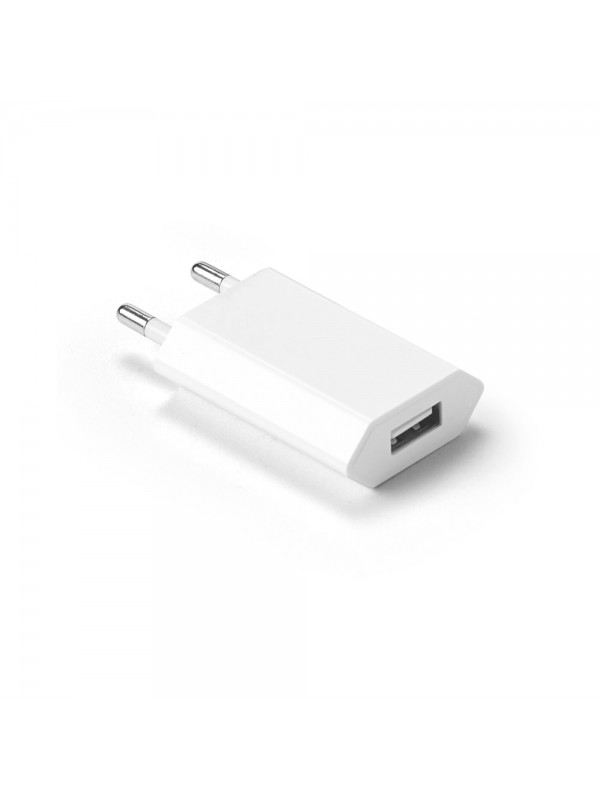 WOESE. Adattatore di corrente USB-A 5W in ABS riciclato (100% rABS) WOESE. Adattatore di corrente USB-A 5W in ABS riciclato (100% rABS)