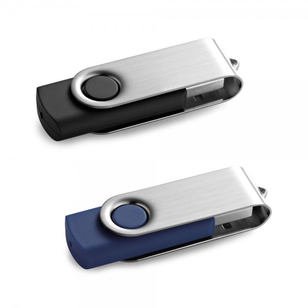 CLAUDIUS 32 GB. Chiavetta USB da 32 GB con clip in metallo