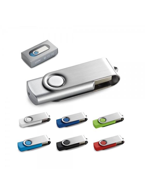 CLAUDIUS 4GB. Chiavetta USB da 4 GB con clip in metallo CLAUDIUS 4GB. Chiavetta USB da 4 GB con clip in metallo