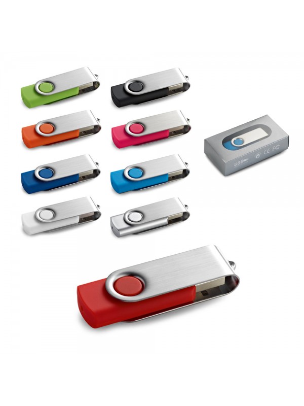 CLAUDIUS 8GB. Chiavetta USB da 8 GB con clip in metallo CLAUDIUS 8GB. Chiavetta USB da 8 GB con clip in metallo