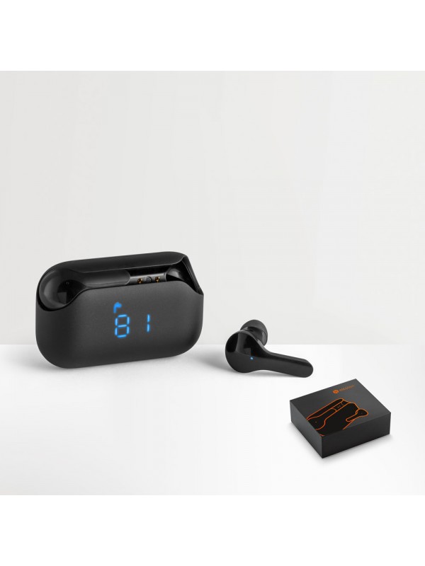 VIBE. Auricolari wireless in ABS con trasmissione BT 5'0 VIBE. Auricolari wireless in ABS con trasmissione BT 5'0