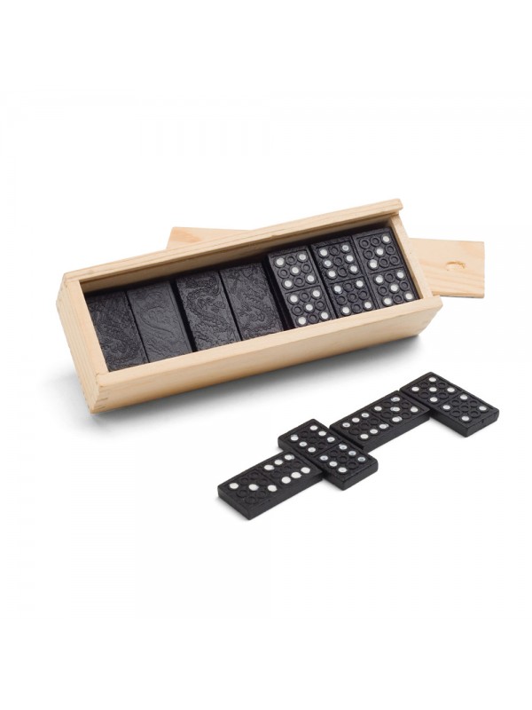 MIGUEL. Domino in scatola di legno con coperchio MIGUEL. Domino in scatola di legno con coperchio