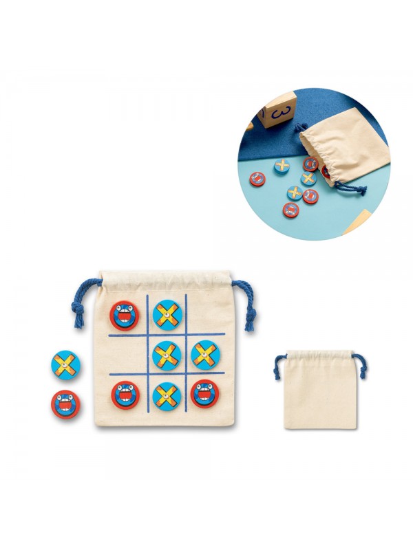 CROSSES. Classico gioco del tris con 10 pezzi in legno compensato CROSSES. Classico gioco del tris con 10 pezzi in legno compensato