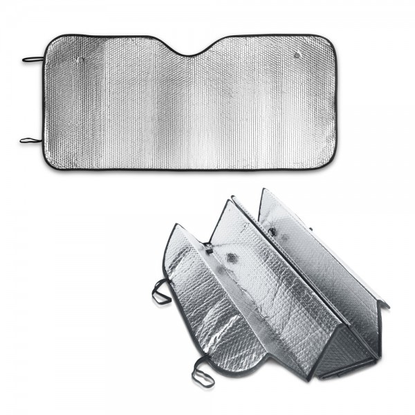 CRADLE. Protezione solare per auto rivestita in PE e alluminio
