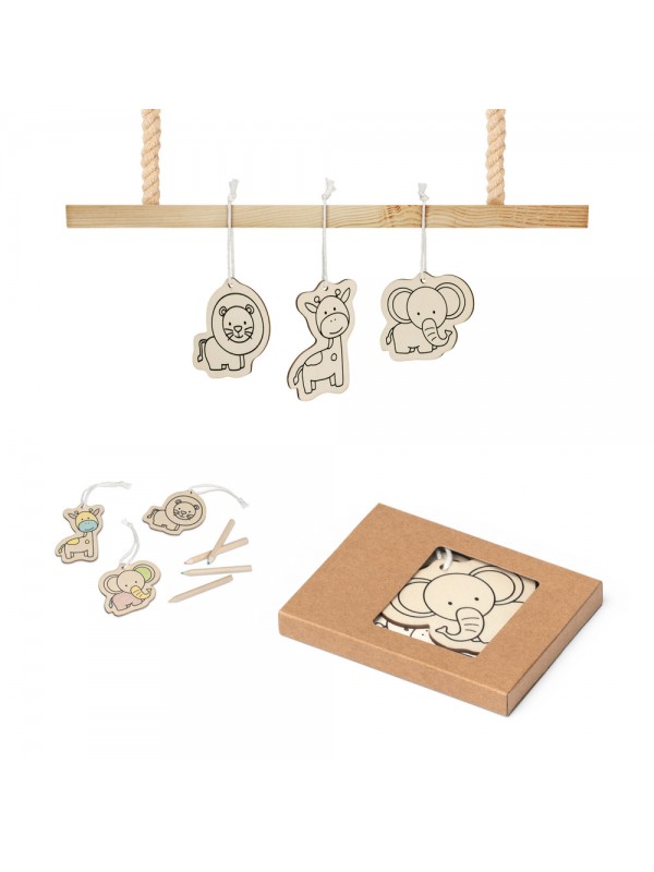 FAUNE. Set da colorare per bambini in legno FAUNE. Set da colorare per bambini in legno