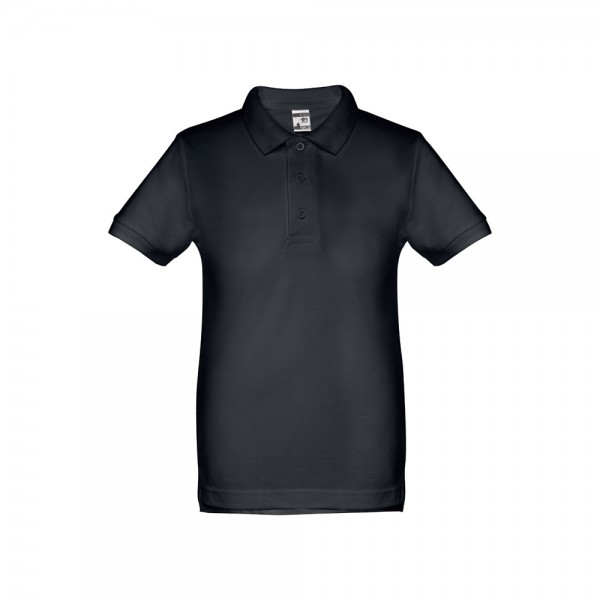 THC ADAM KIDS. Polo in cotone a maniche corte per bambini (unisex) - Blu notte