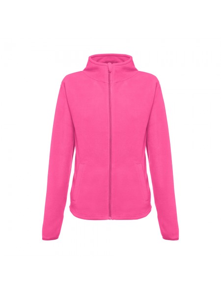 THC HELSINKI WOMEN. Giacca in pile sfiancata in poliestere da donna - Rosa