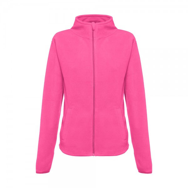 THC HELSINKI WOMEN. Giacca in pile sfiancata in poliestere da donna - Rosa