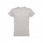 THC LUANDA. T-shirt da uomo in formato tubolare di cotone - Grigio chiaro