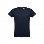 THC LUANDA. T-shirt da uomo in formato tubolare di cotone - Blu notte