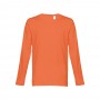 THC BUCHAREST. T-shirt a manica lunga da uomo - Terracotta