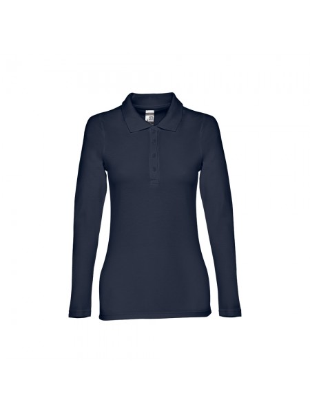 THC BERN WOMEN. Polo a manica lunga da donna - Blu THC BERN WOMEN. Polo a manica lunga da donna - Blu