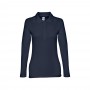 THC BERN WOMEN. Polo a manica lunga da donna - Blu