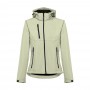 THC ZAGREB WOMEN. Giacca softshell da donna sfiancata - Verde pastello