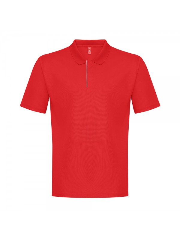 THC DYNAMIC. Polo tecnica da uomo - Rosso