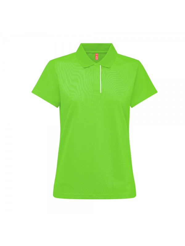 THC DYNAMIC WOMEN. Polo tecnica donna - Lime